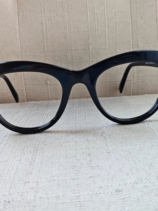 Warby Parker Women Eyeglasses Frame Black PEARL 100 Cat Eye Shape Eyewear Glasse main image 5
